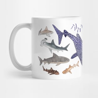 Sharks! Medley - Cartoon Mug